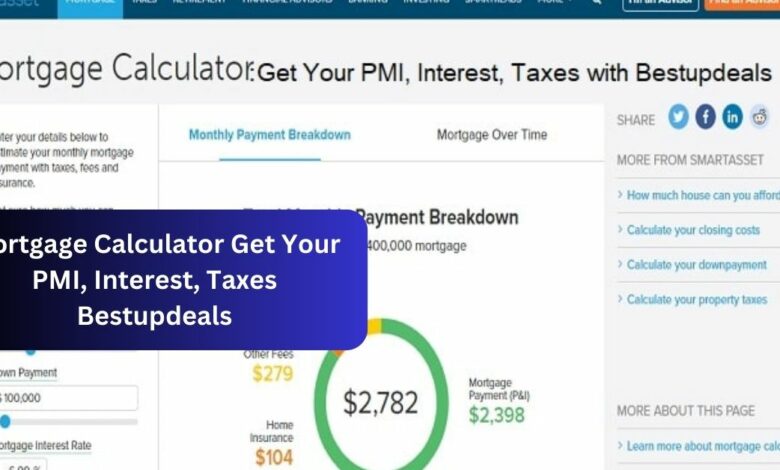 Mortgage Calculator Get Your PMI, Interest, Taxes Bestupdeals
