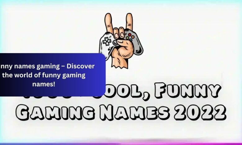Funny names gaming – Discover the world of funny gaming names!